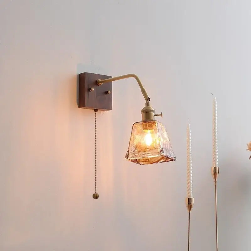 DecorBites™ LED Wall Sconce Pull Chain Switch Modern Style Light Fixtures