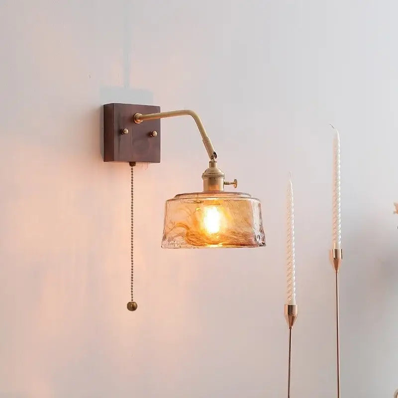 DecorBites™ LED Wall Sconce Pull Chain Switch Modern Style Light Fixtures