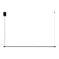 DecorBites™ Black Dimmable Led Linear Pendant for Dining Room Chandelier