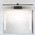 Modern black rotatable vanity wall sconce bathroom light