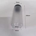 DecorBites™ Black Silver Landscape Bollard Path Light for Garden Decoration