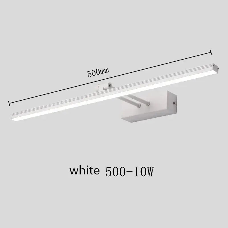 Modern black & white led vanity mirror light bathroom sconce