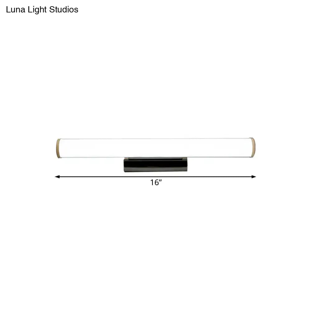 DecorBites™ Modern LED Vanity Mirror Light with Chrome Sconce - Warm/White Light, 16"/23.5" W