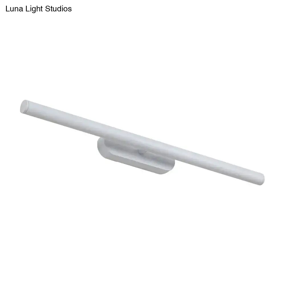 DecorBites™ Modern LED Wall-Mounted Vanity Light in White/Black with Adjustable Width and Multiple Light Options
