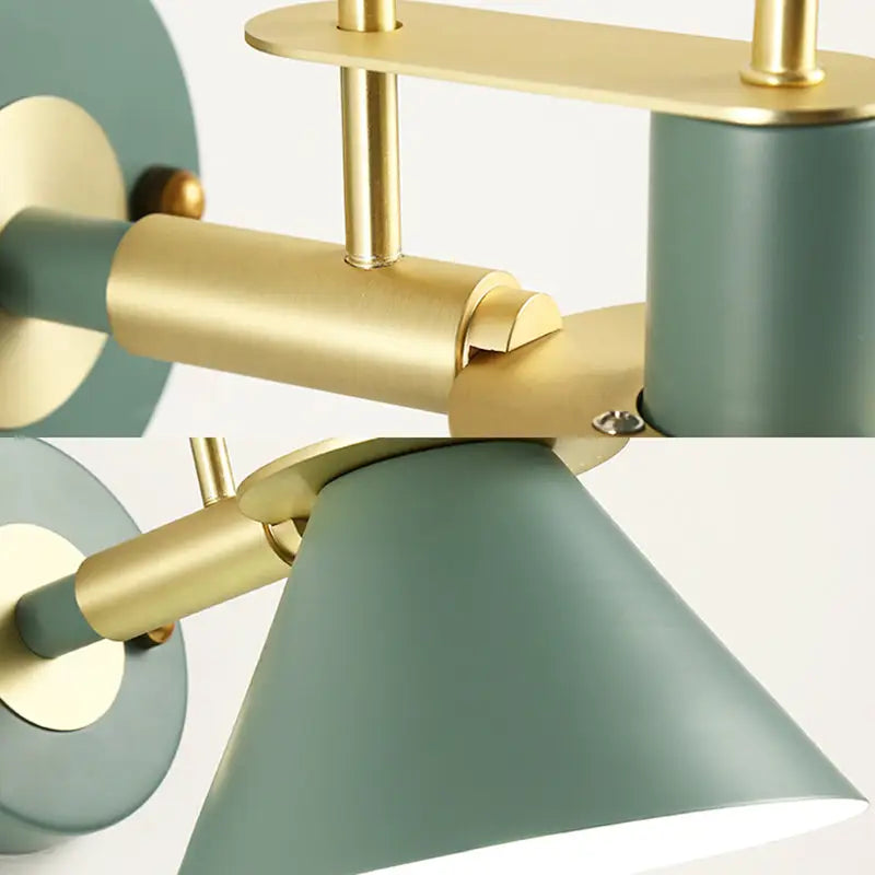 DecorBites™ Modern Nordic Pyramid Wall Sconce Light for Study Room and Bedroom