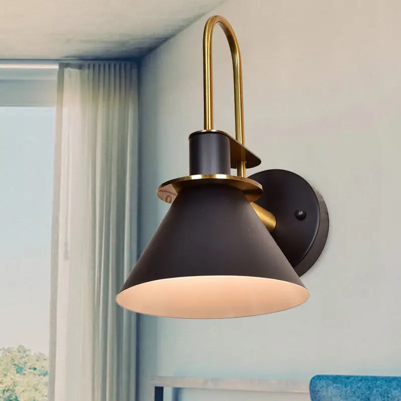 DecorBites™ Modern Nordic Pyramid Wall Sconce Light for Study Room and Bedroom