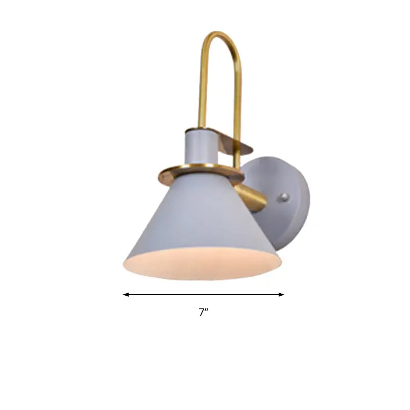 DecorBites™ Modern Nordic Pyramid Wall Sconce Light for Study Room and Bedroom