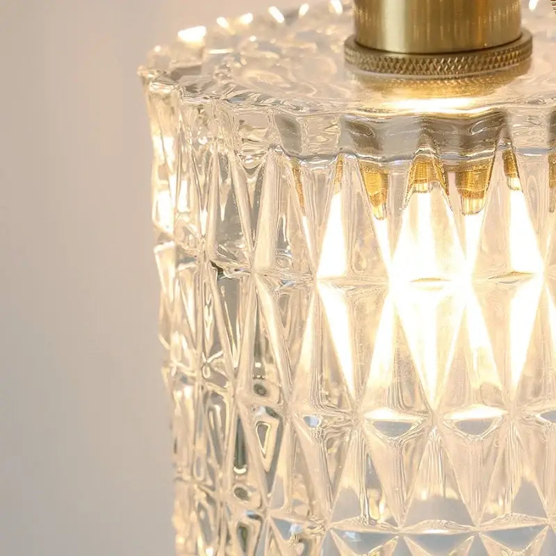 Modern brass e27 led wall sconce with glass shade for bedroom