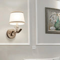 Modern brushed brass crystal sconce light hallway wall light