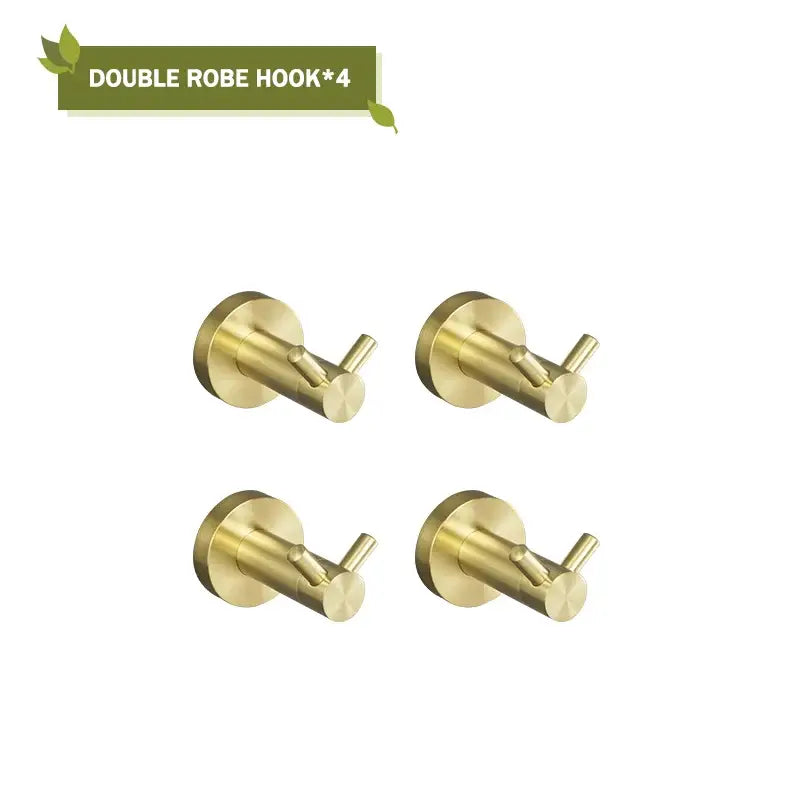 Modern brushed gold bath hardware set bathroom accessories