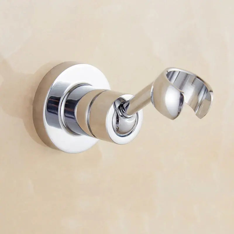 DecorBites™ Brass Handheld Shower Holder Mount Chrome Finish Wall Mount Angle Adjustable