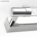Modern chrome pipe acrylic vanity lighting bathroom wall lamp