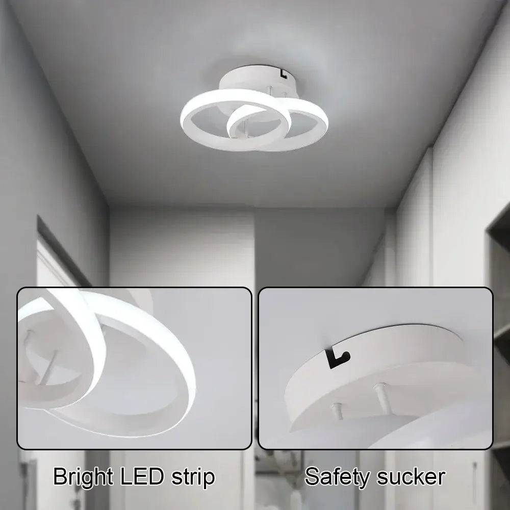 DecorBites™ Acrylic LED Ceiling Light: Modern Home Decor Lighting for Bedroom, Aisle, Balcony, Corridor