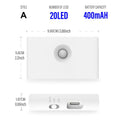 Modern gray induction night light motion sensor bedroom wall lamp