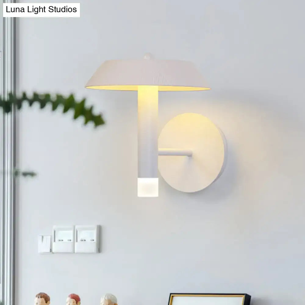 Modern gray & white wall sconce bedroom led light type