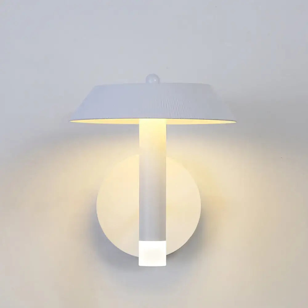 Modern gray & white wall sconce bedroom led light type