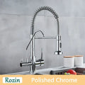 DecorBites™ Black Pull Down Pure Water Kitchen Faucet Swivel Hot Cold Water Taps