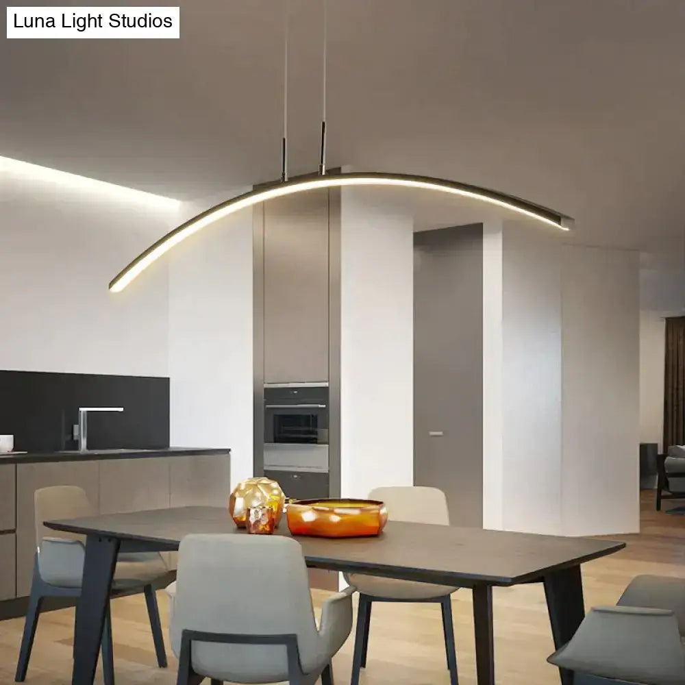 DecorBites™ ARC Shape LED Hanging Pendant Lights Modern Lights for Dining Room