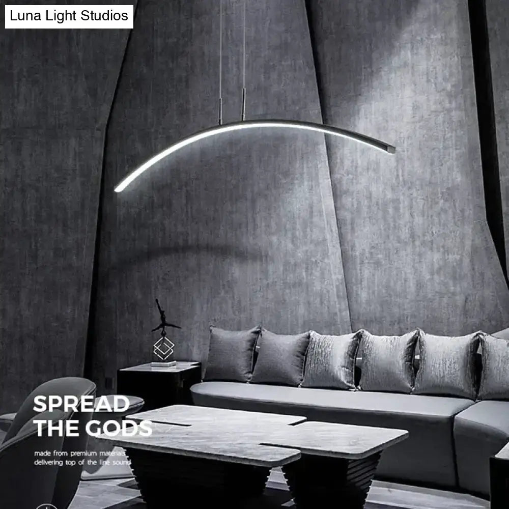 DecorBites™ ARC Shape LED Hanging Pendant Lights Modern Lights for Dining Room