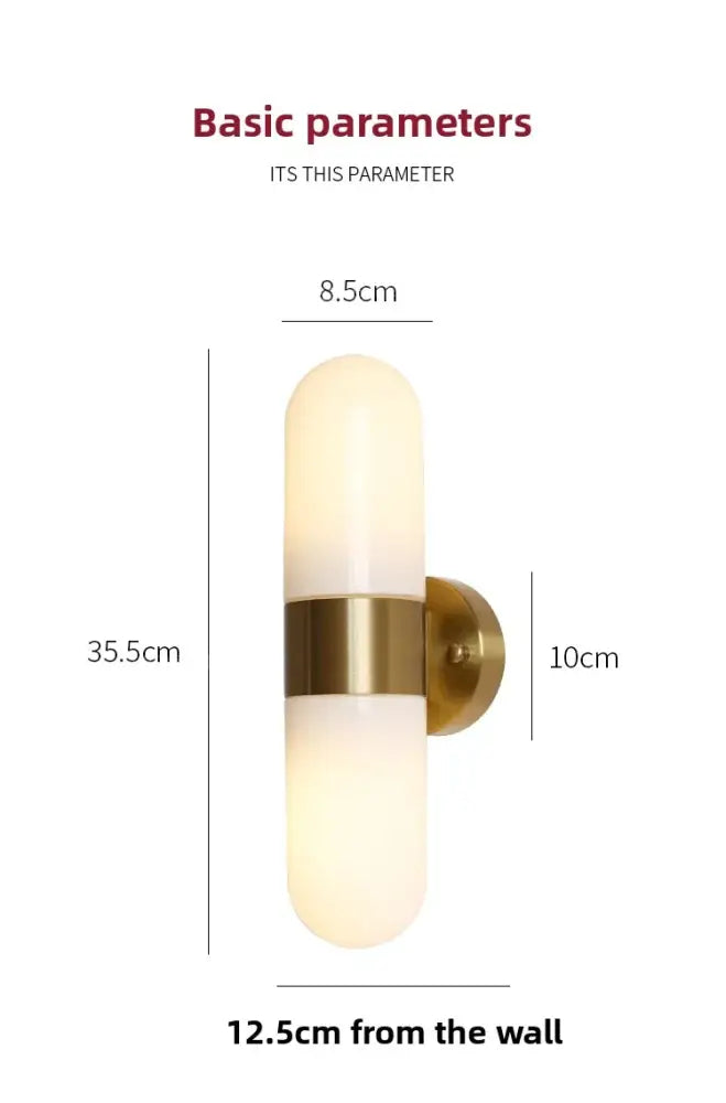 DecorBites™ LED Vanity Mirror Light for Bathroom Hallway Bedroom Restroom Washbasin