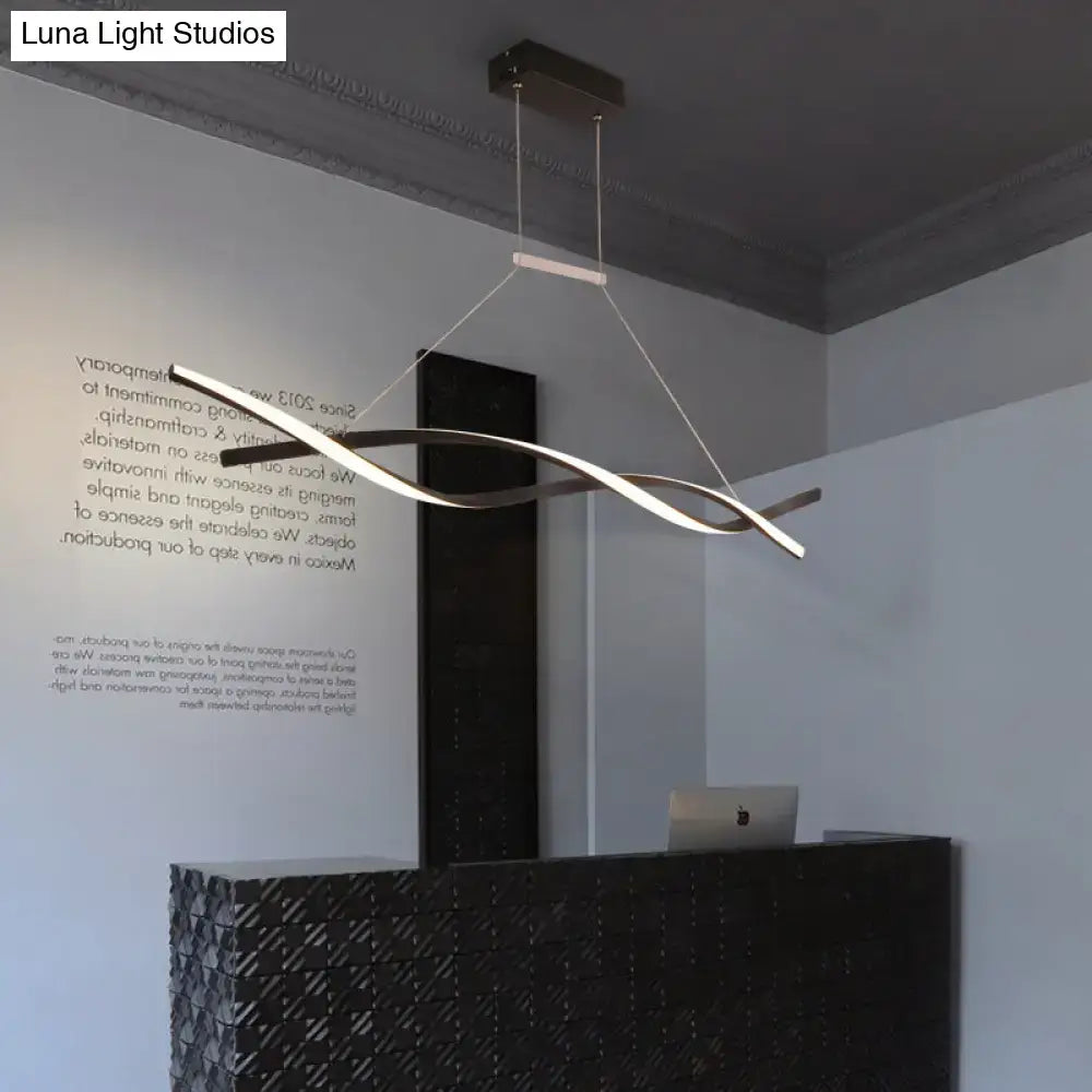 DecorBites™ Modern Art Deco LED Pendant Light for Reception Area