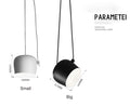 Modern simple aluminum snare chandelier