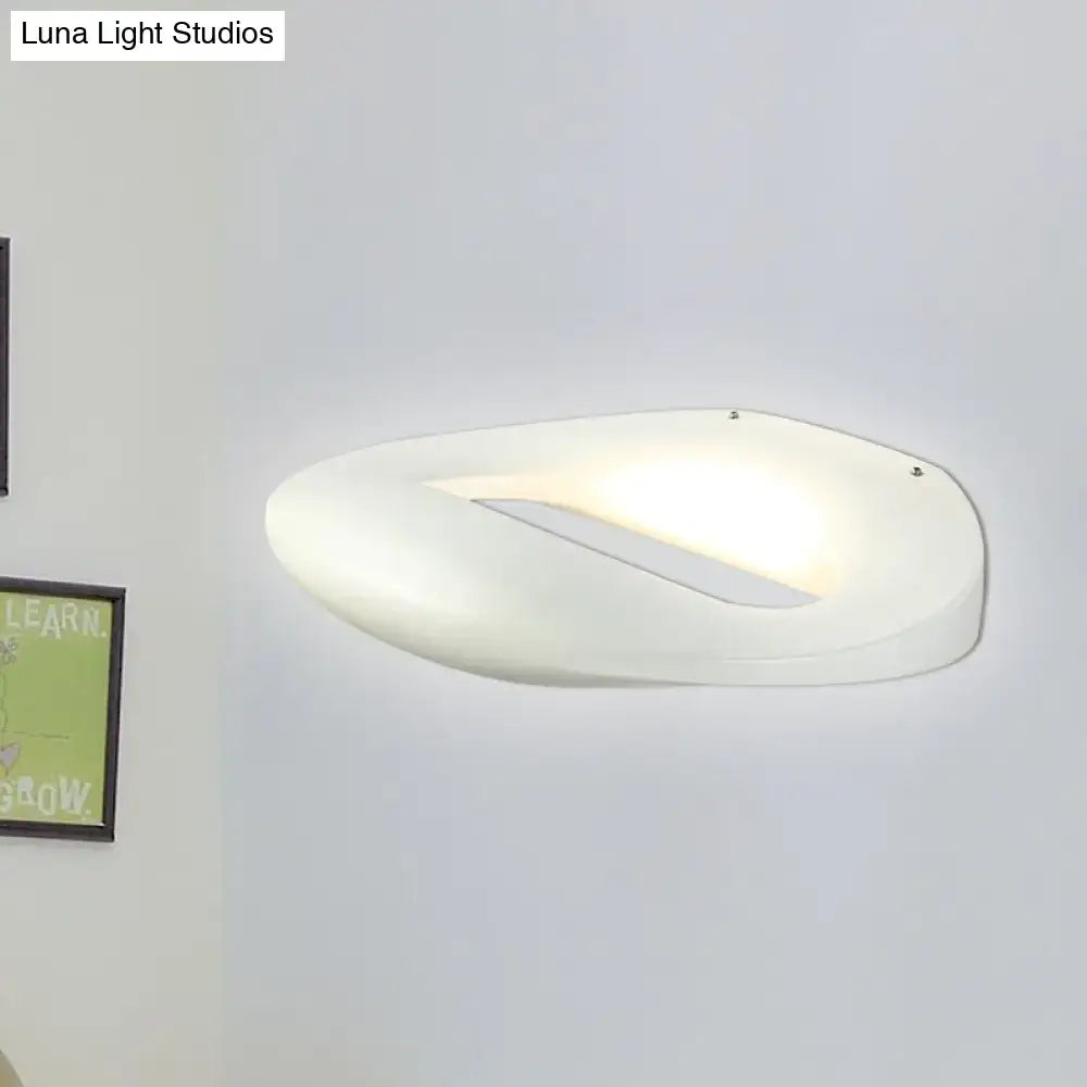 DecorBites™ Modern Smiling Face LED Wall Lamp for Corridors - Black/White