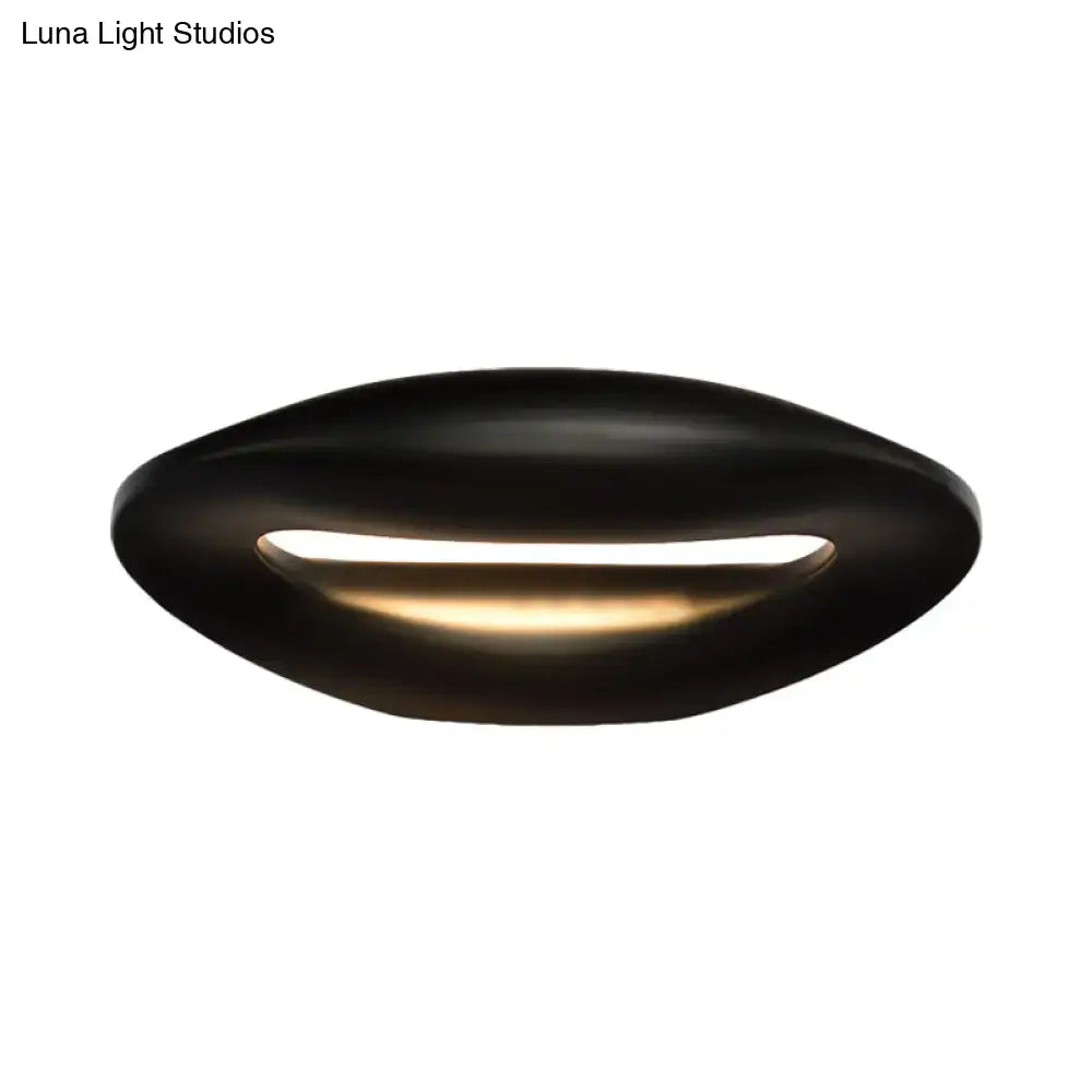 DecorBites™ Modern Smiling Face LED Wall Lamp for Corridors - Black/White