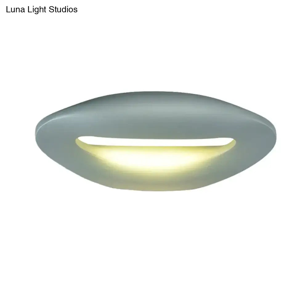 DecorBites™ Modern Smiling Face LED Wall Lamp for Corridors - Black/White