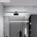 DecorBites™ Slender Black LED Vanity Light in Modern Style - Wall Mount Lighting Idea, Warm/White Glow