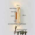 Modern terrazzo concrete led wall sconce bathroom light