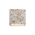 Modern terrazzo square wall light bedroom e26 e27 speckled sconce
