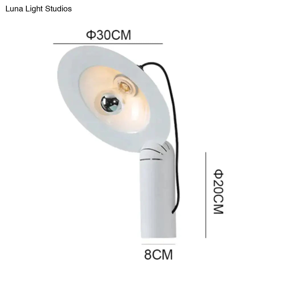 Modern white adjustable wall sconce bedroom reading lamp