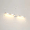 DecorBites™ Modern LED Wall-Mounted Vanity Lamp for Bathroom – Minimalistic Acrylic Pole Design