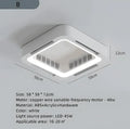DecorBites™ Bladeless Ceiling Fan Light Remote Control LED Circulator for Bedroom Living Room