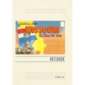 Vintage Lined Notebook Postcard Folder, Greetings from Missouri - Paperback