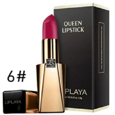 Luxury Platinum Waterproof Matte Lipstick in 6 Colors