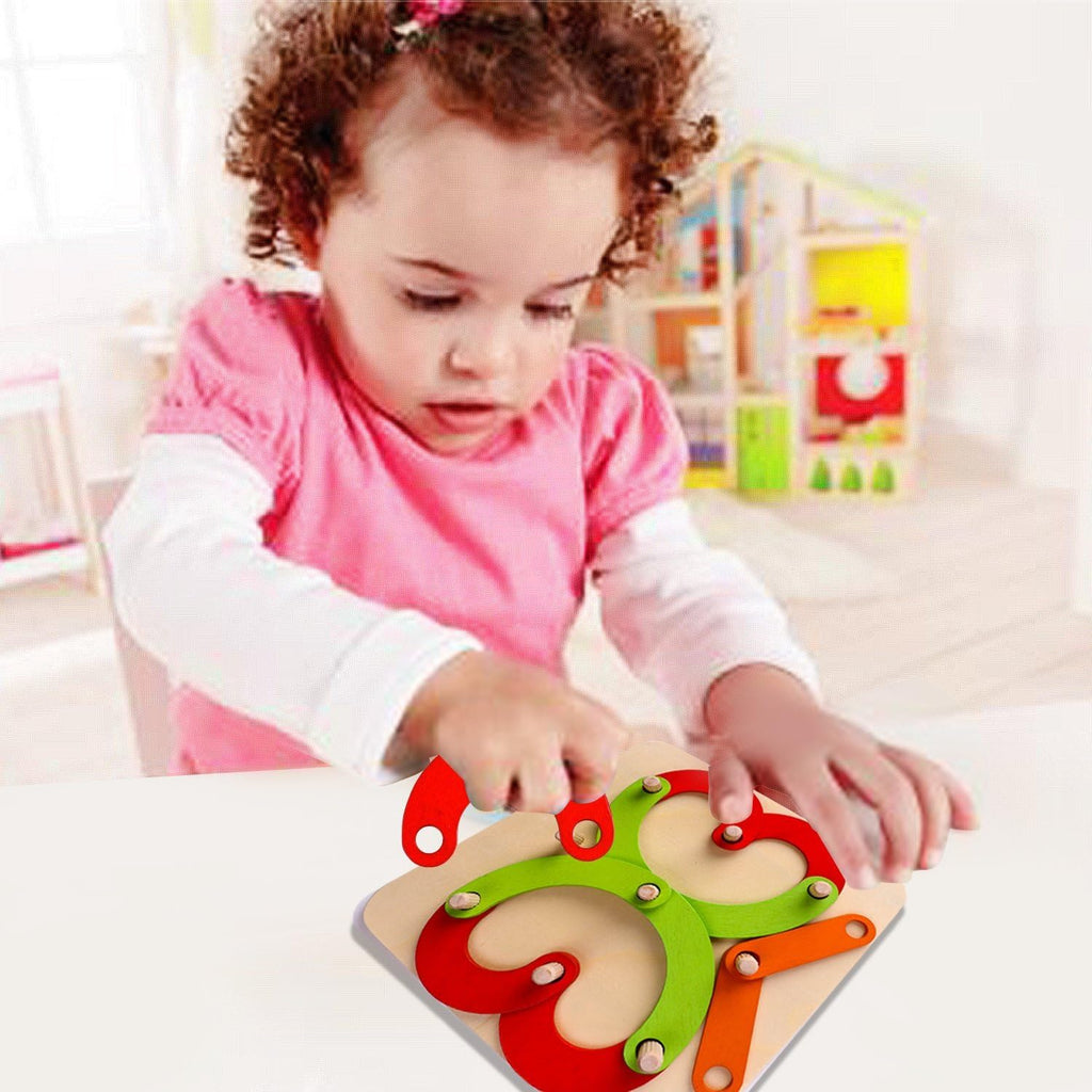 Montessori Cross-Border Letter and Number Building Blocks