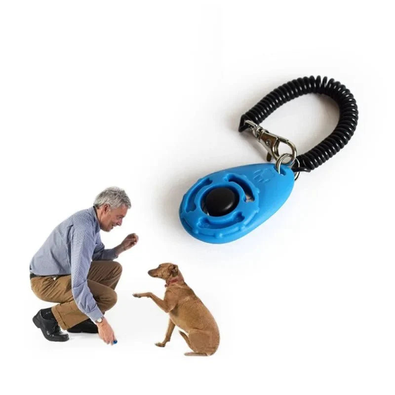 Pet Training Clicker with Adjustable Wrist Strap | Dog and Cat Training Aid