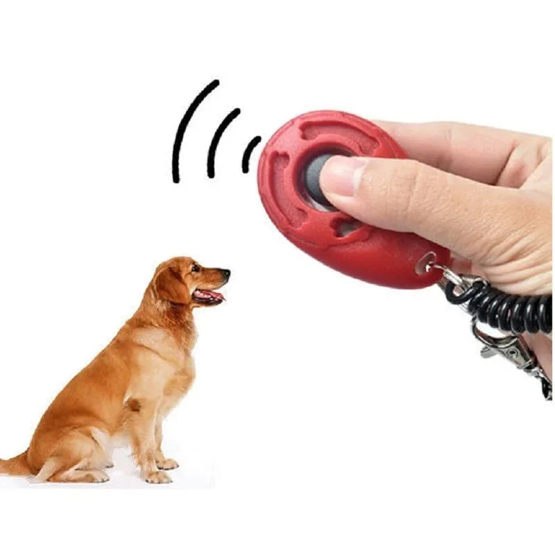 Pet Training Clicker with Adjustable Wrist Strap | Dog and Cat Training Aid