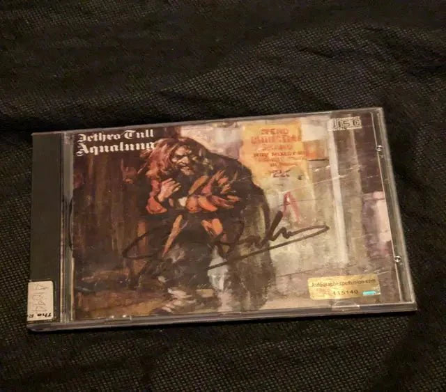 Ian Anderson from Jethro Tull Signed CD Cover with COA 11540