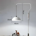 Red enamel dome adjustable pendant light for kitchen island