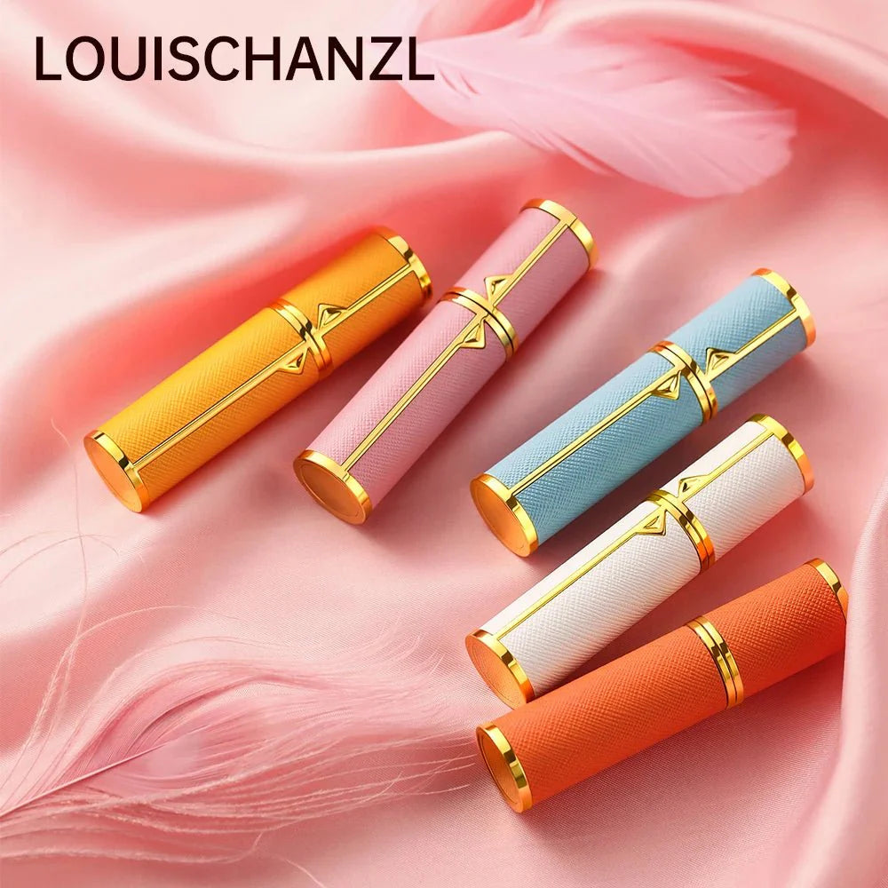 Refillable Perfume Bottle | 5ml Travel Spray Atomizer with PU Leather Case
