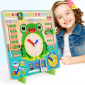 7-in-1 Standing Weather Calendar Clock
