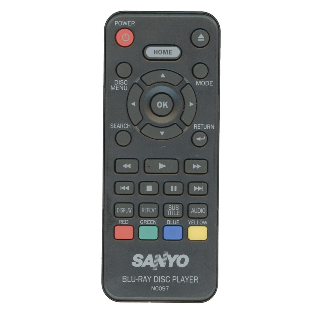 Sanyo NC097 Blu-Ray Disc Player Remote Control - NC097UL