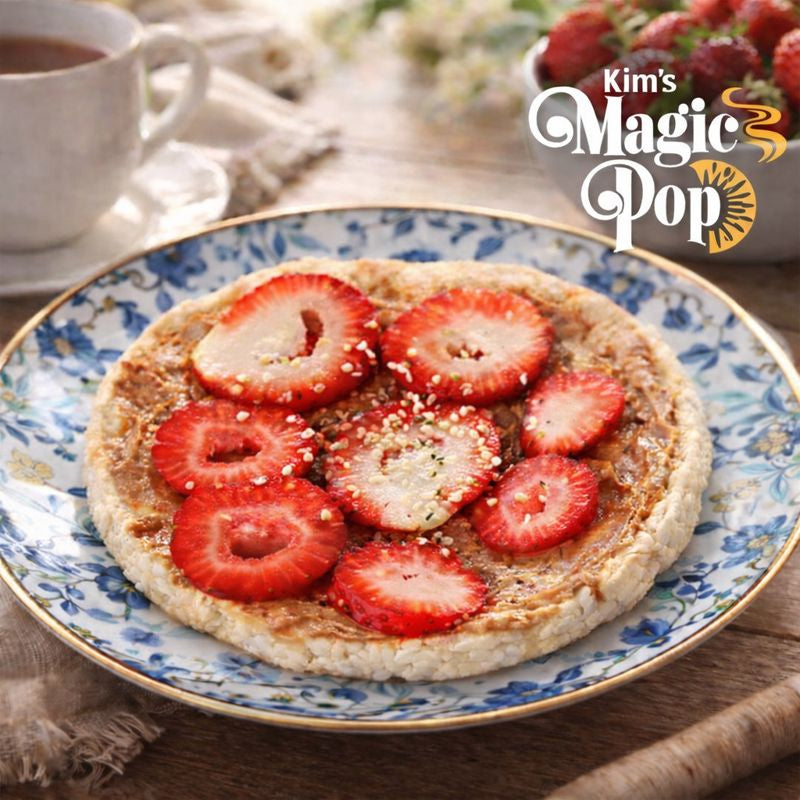 Kim's Magic Pop - Salted Caramel Flavor Drizzled & Dark Chocolate Combination [6 pack, 12 pack]