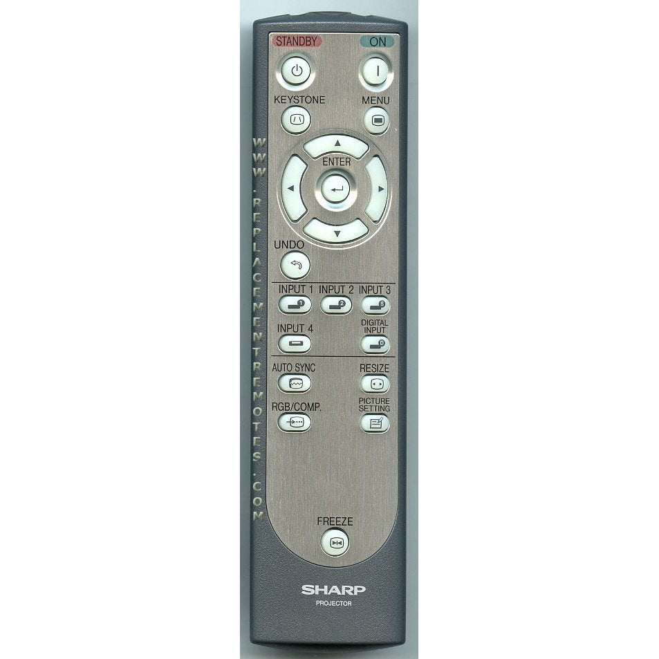 Substitute for Sharp RRMCGA218WJSA Projector Remote Control [RR3720]