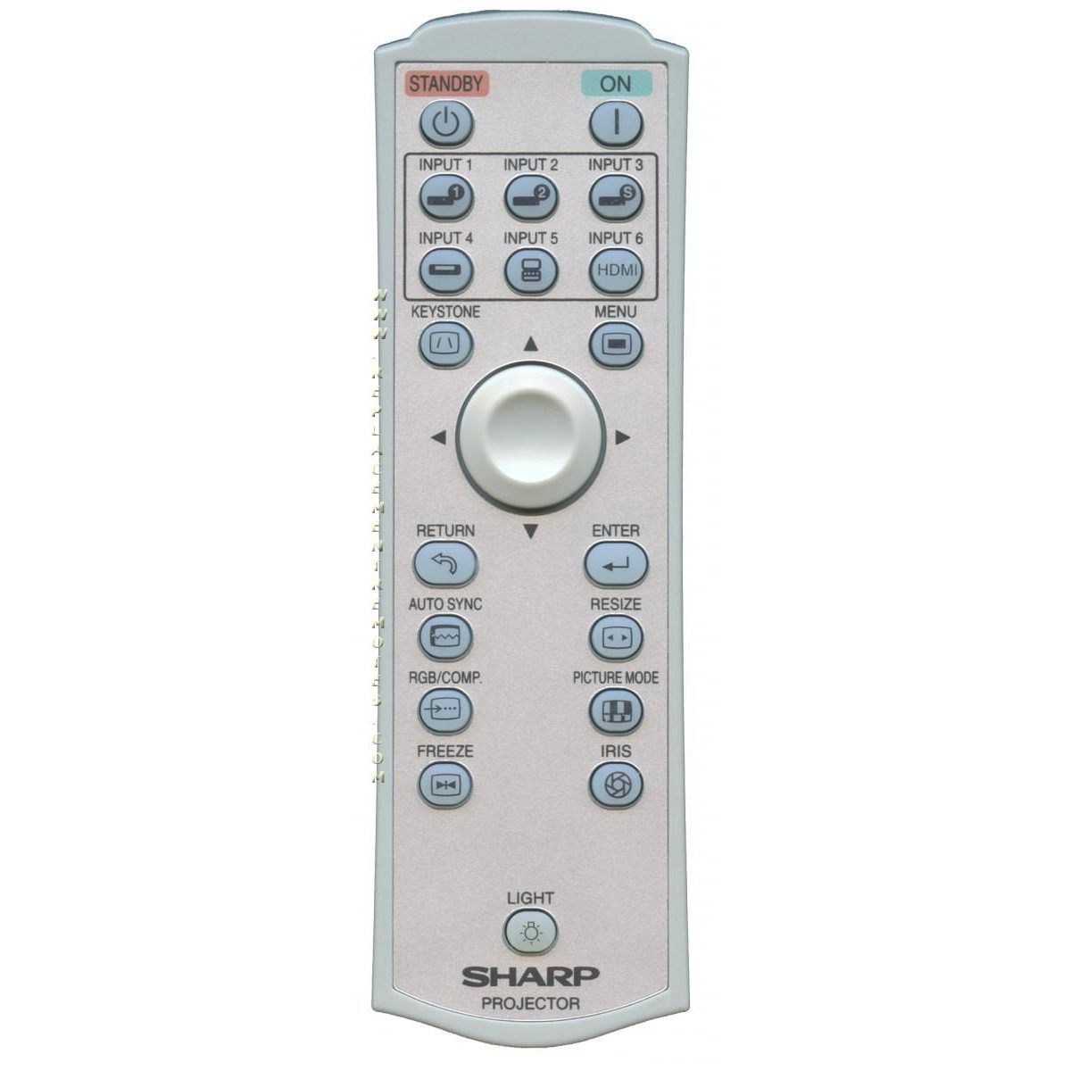 Substitute for Sharp RRMCGA543WJSB Projector Remote Control [RR3720]