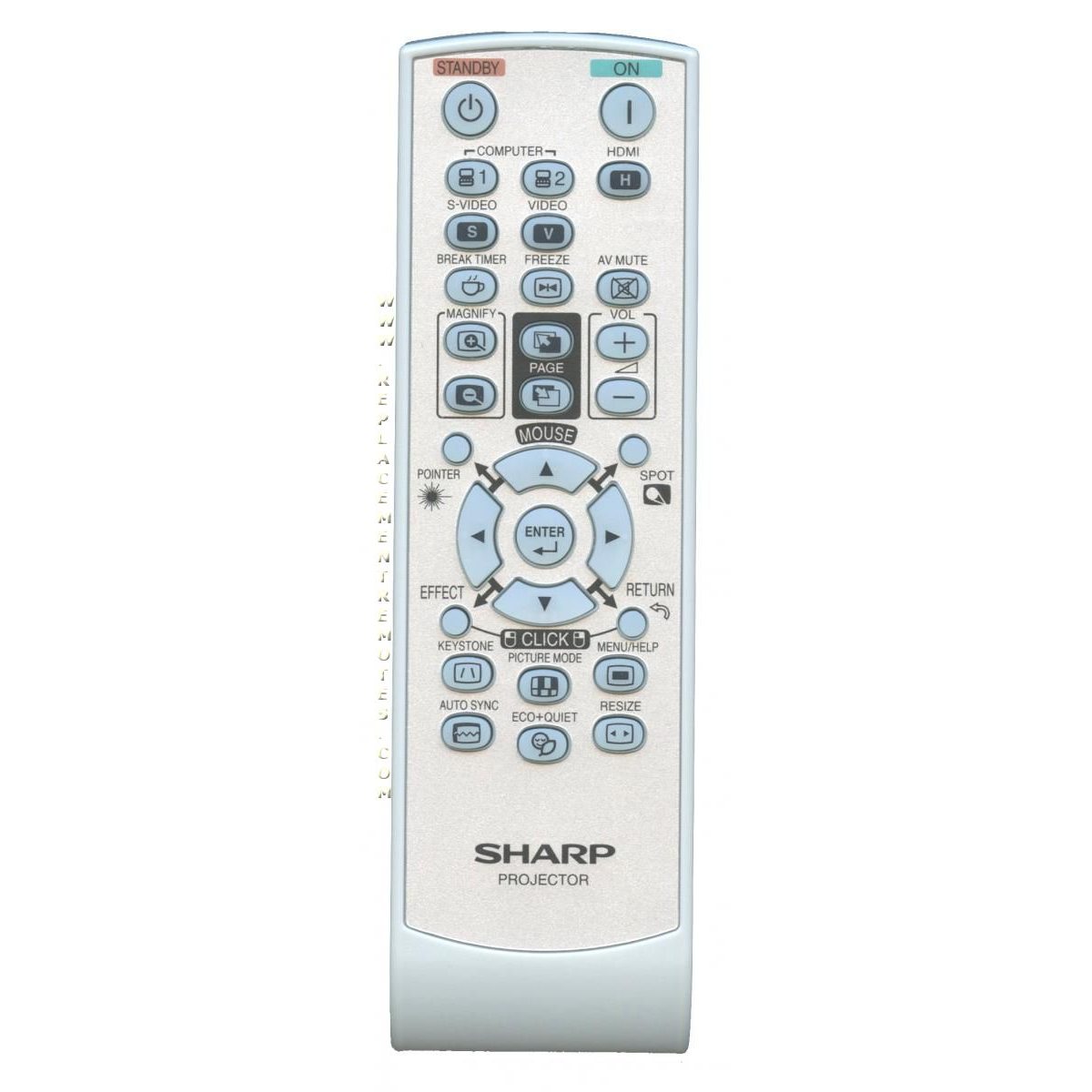 Substitute for Sharp RRMCGA761WJSA Projector Remote Control [RR3720]