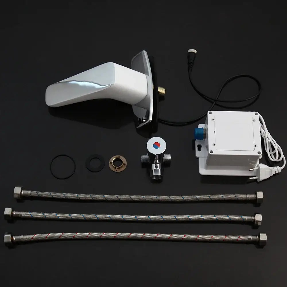 DecorBites™ Automatic Sensor Bathroom Faucet, Solid Brass, Water Saving, Touch-Free Electric Tap